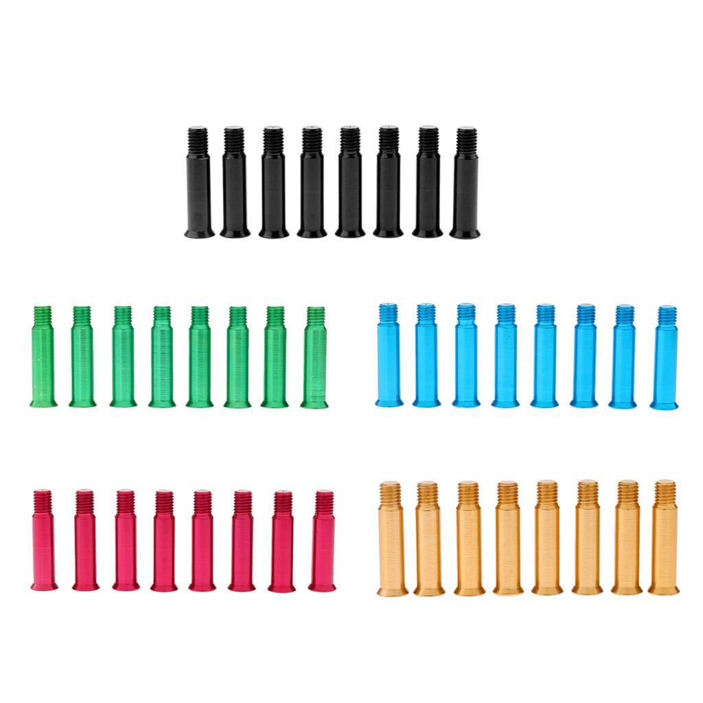 .inline skate ล้อ 8 ชิ้น พร้อมแบริ่ง และสปайค์ ขนาด 34 มม.