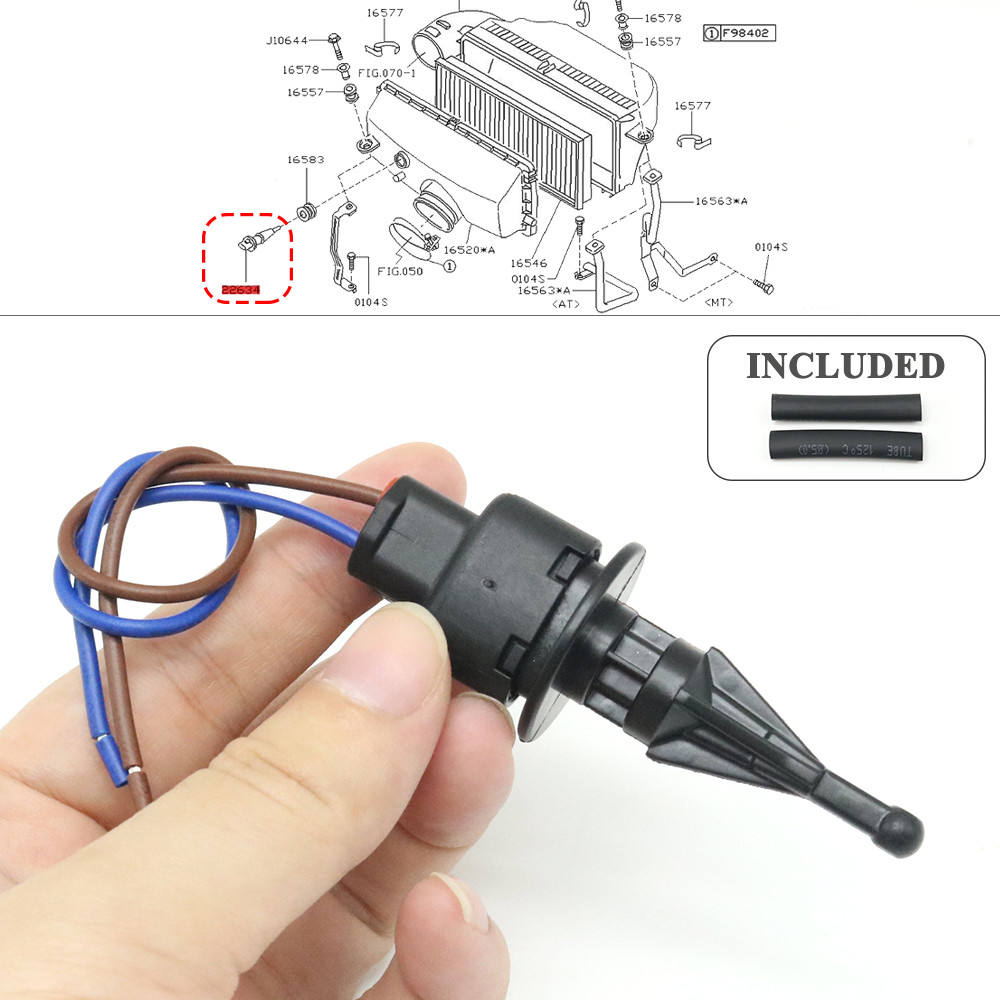 เซ็นเซอร์อุณหภูมิอากาศไอดีสําหรับ Subaru Impreza GC GD GG WRX GF Pleo RA1 R2 RC1 Forester SG5 SG9 Le