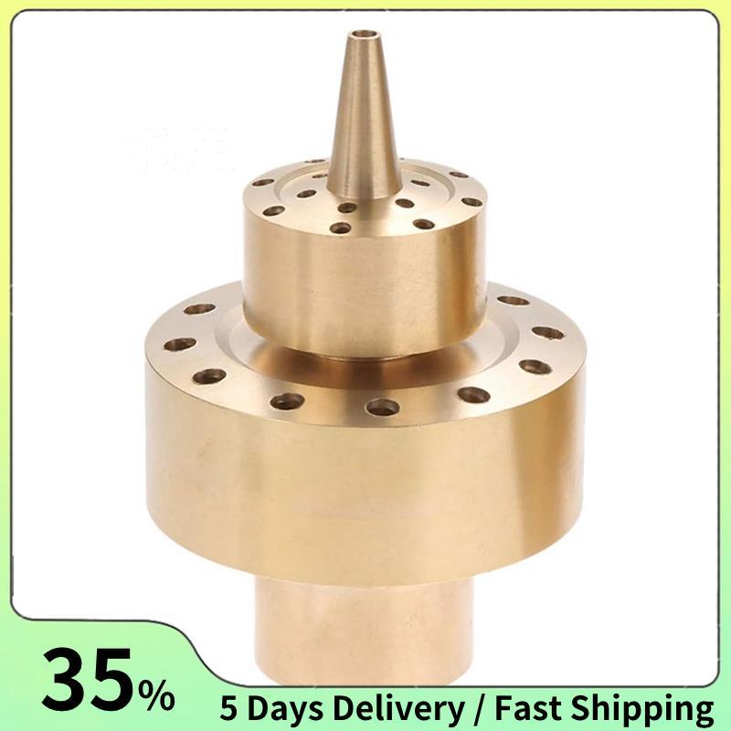 1นิ้วทองเหลืองDN25หัวฉีดน้ําพุคอลัมน์น้ําพุหัวฉีดสปริงเกลอร์สเปรย์หัวสําหรับบ่อนําภาพที่สวยงาม