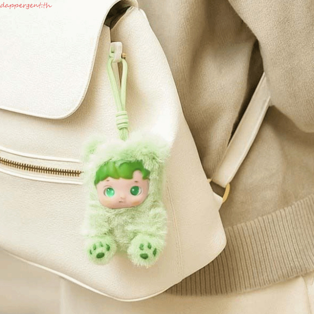DAPPER HACIPU จี้ตุ๊กตา, การ์ตูน Anti-lost Candy สีไวนิล, สะสม Fluffy Furry น่ารักอินเทรนด์ตุ๊กตาพวง