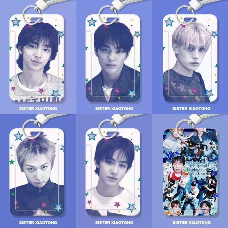 Time-limited Men Group cortis Martin Anganho Student Slide Card Holder Meal Card Bus Card ID Card Pr