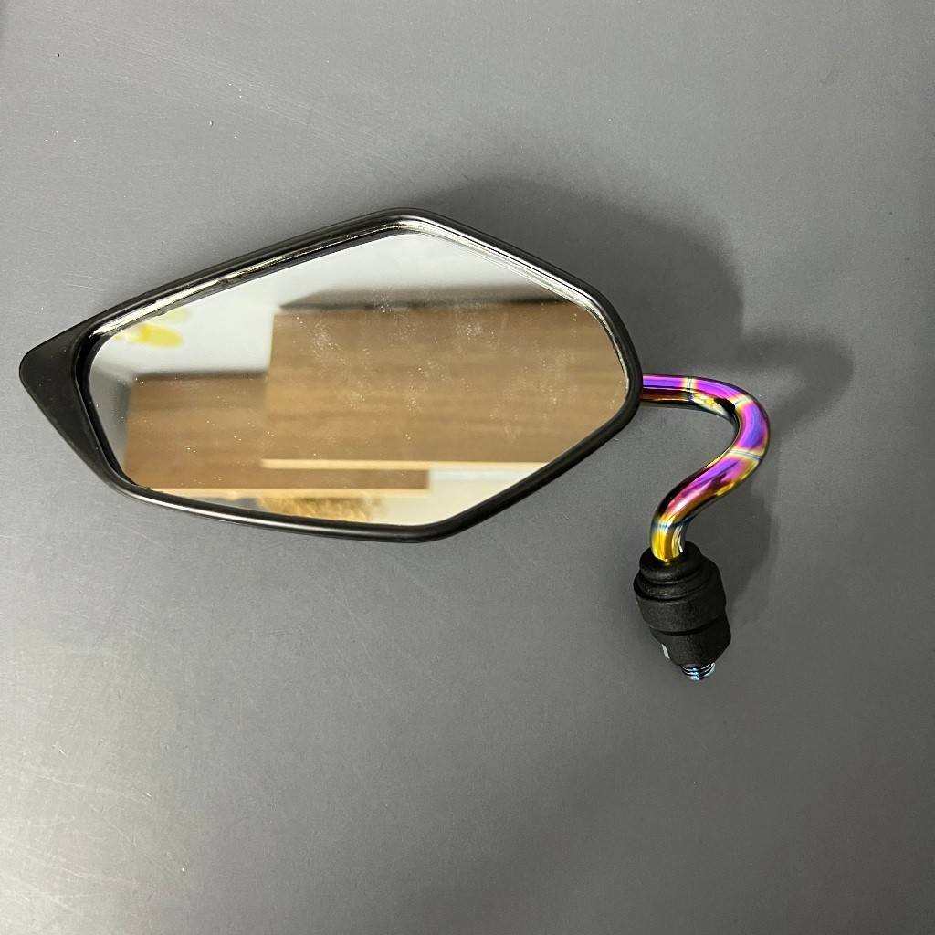 กระจกมองหลัง Sirius/Exciter ขาโค้ง TITAN 10 mm สะดวก - ติดตั้งได้กับรถทุกประเภท