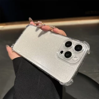 กลิตเตอร์ เคสโทรศัพท์ For iPhone 17 16 15 14 pro max Case iPhone 13 11 pro max 12 13 pro max 15 16 PLUS ป้องกันการตกทั้ง