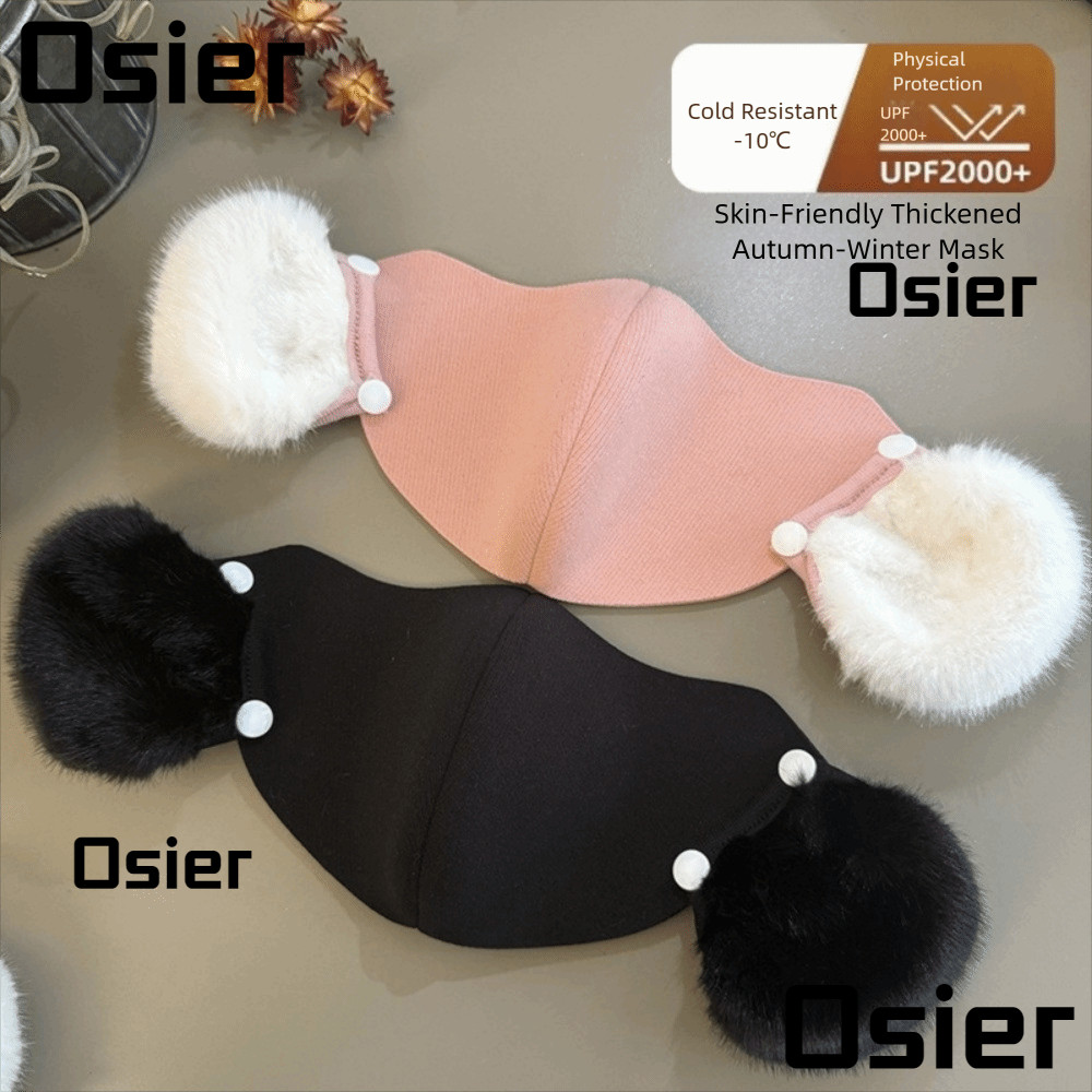 Two-in-One Earmuff สำหรับฤดูหนาว ทำจากขนแกะ มีระบบระบายอากาศดี สามารถถอดเปลี่ยนได้ เหมาะสำหรับการขี่จักรยานและใช้กลางแจ้ง