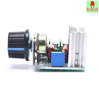 Dimmer 220V 2000W ตัวควบคุมความเร็วสวิตช์ หรี่ไฟ เครื่องปรับแรงดันไฟฟ้า ส่งเร็วของอยู่ไทย ReturnLED