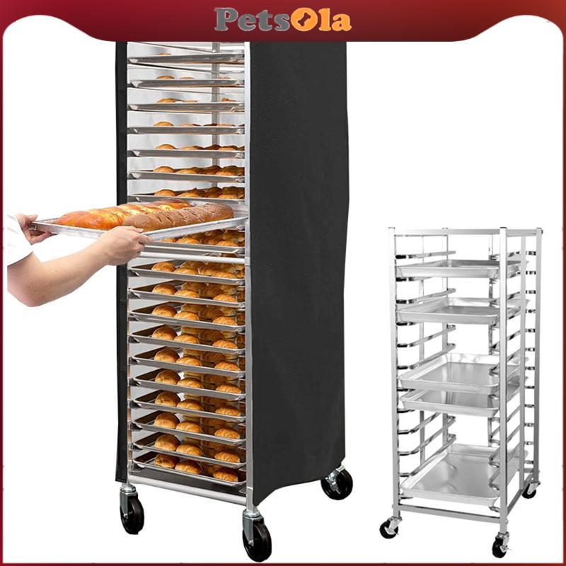 PETSOLA Bun Pan Rack Cover กันฝุ่นซิป Baker Rack Cover สําหรับ Home Shop