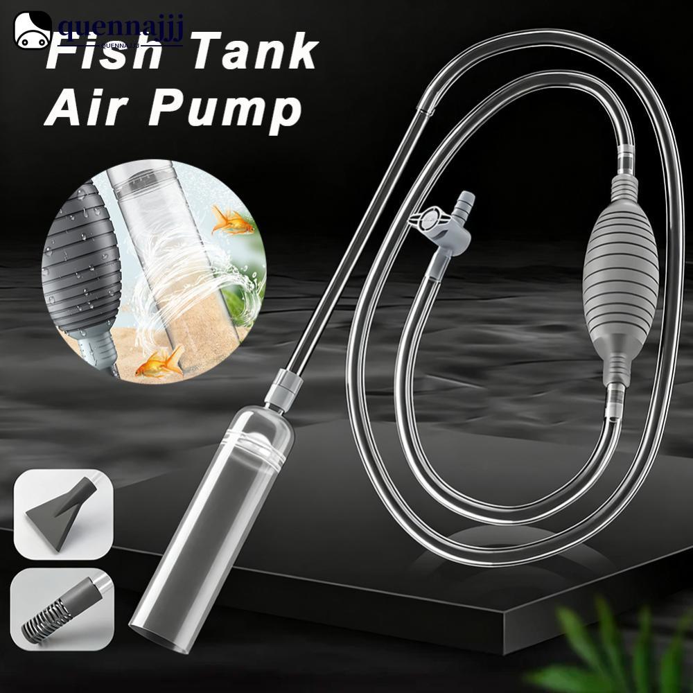 QHENNA Aquarium Water Changer Siphon ปลาสําหรับถัง Mini Gravels ทําความสะอาดทรายทําความสะอาดท่อน้ําส