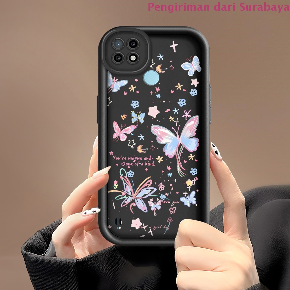 HP เคสโทรศัพท์สําหรับ Realme C21 กรณีการ์ตูน Kesing ป้องกันเลนส์ TY DLJ S2-1441