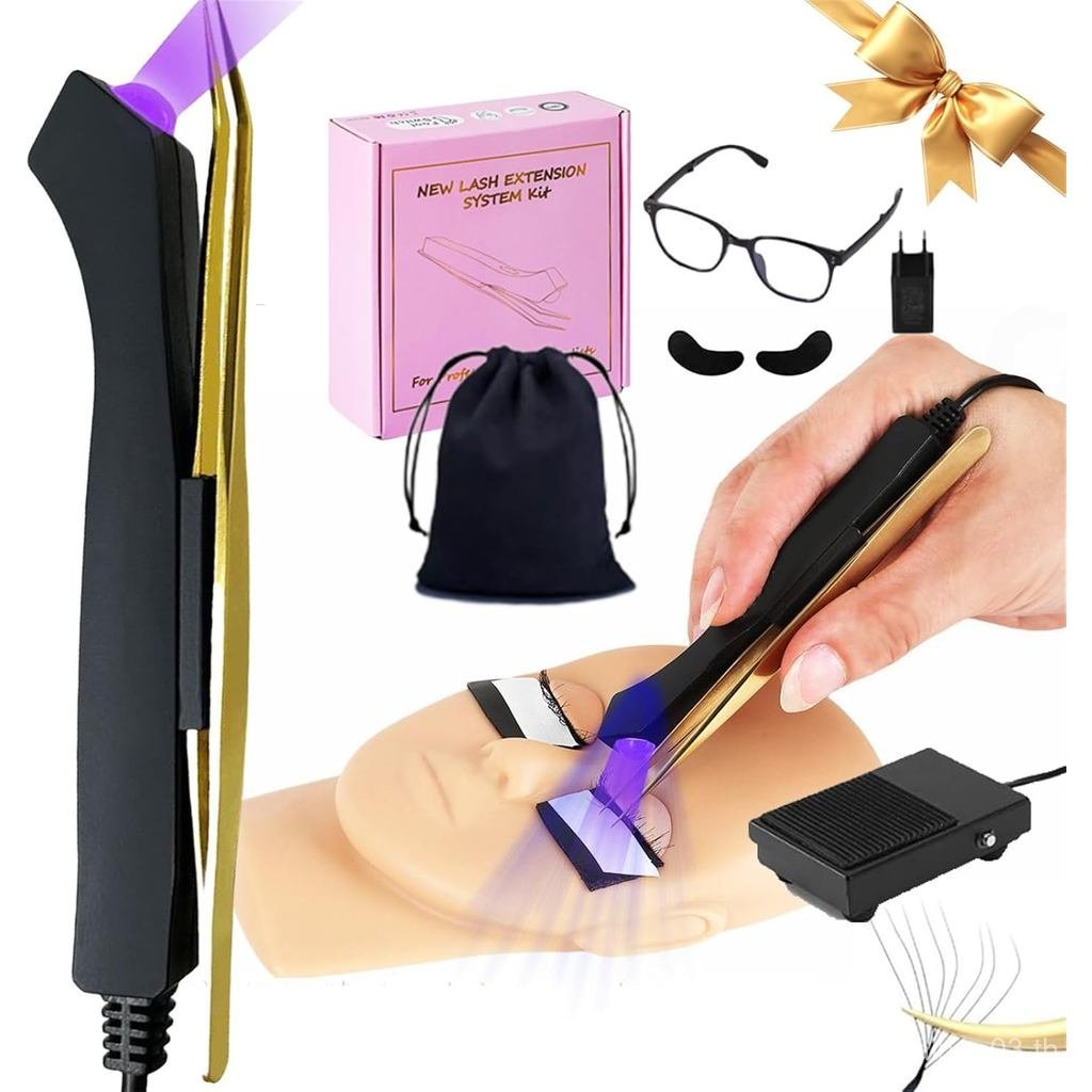 Uv Lash โคมไฟเท้าเหยียบแบบพกพาข้อมือ Uv Led Light Uv Lash Light สําหรับขนตา Uv กาว Curing Light สําห