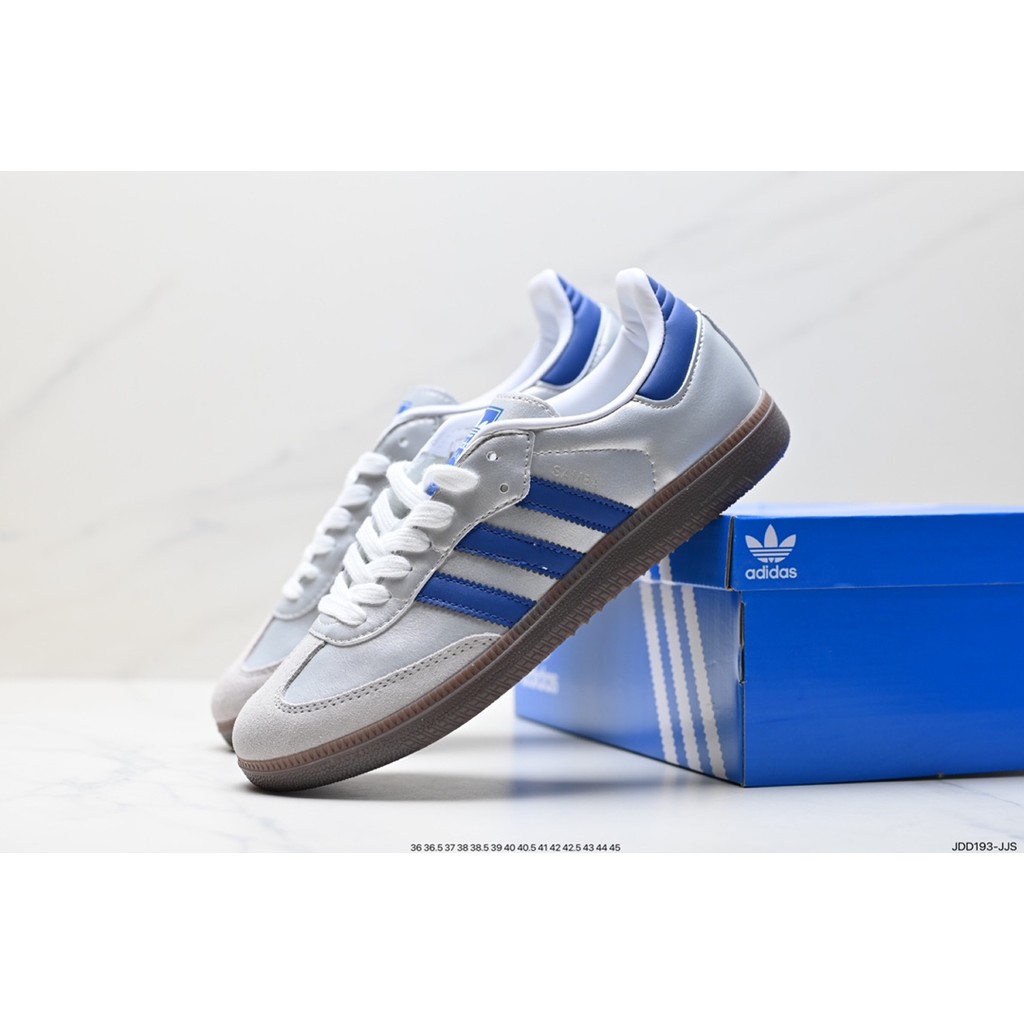 66 เช่นเดียวกับหญ้าสามใบ Originals Samba Vegan OG Samba Dance Series Gentlemens German Training Foot