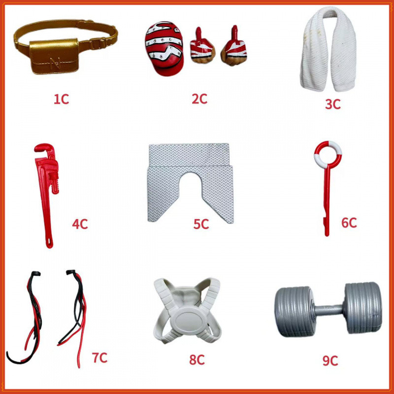 เรา รูปนักมวยปล้ําตุ๊กตาอุปกรณ์เสริม 6-7 นิ้วอุปกรณ์มวยปล้ําที่เคลื่อนย้ายได้