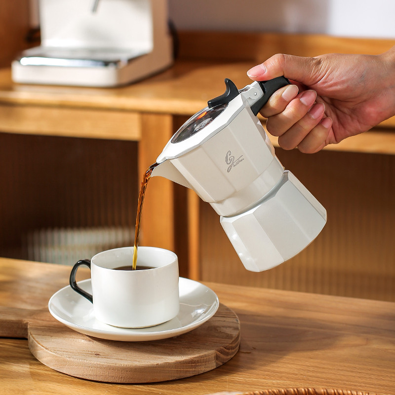 Kawashimaya Double Valve Moka Pot อุปกรณ์ชงกาแฟ เครื่องชงกาแฟ Espresso Extracting Pot Hand Brew ชุดห