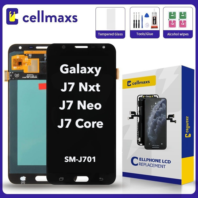สําหรับ SAMSUNG Galaxy J7 Nxt Neo J7 Core SM-J701 J701 เปลี่ยนหน้าจอสัมผัส LCD
