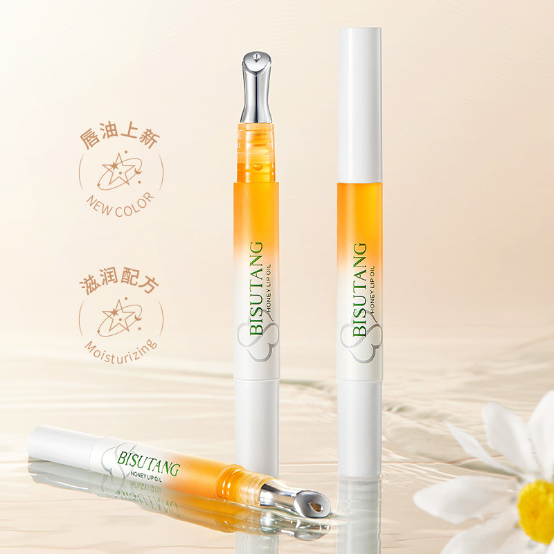 < ขายร้อน ขายร้อน > Bisutang Honey Essence Lip Oil 1.5g Moisturizing Lip Care ผู้ผลิตสามารถ/Daigou 1