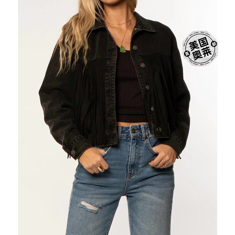 Amuse societyVenus 机 foundation夹克 ใน Black Fade - สีดําจาง 美