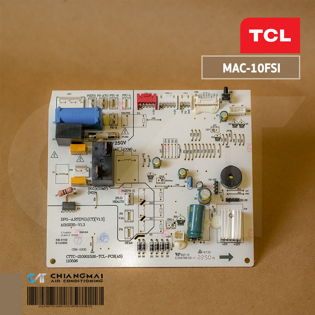 31101-000579 แผงวงจรแอร์ TCL แผงบอร์ดแอร์ทีซีแอล บอร์ดคอยล์เย็น รุ่น MAC-10FSI / MAC-TW10FSI