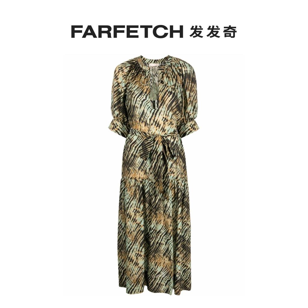 Ulla Johnson ชุดเดรสยาวพิเศษ พิมพ์ลายสวย