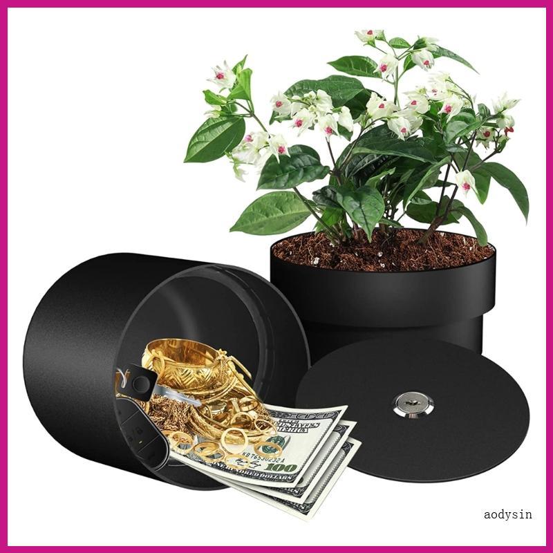 (ส่วนลดสูง)aodysin.th Flower Hideaway Secret Safe Hidden Plant Pots Stash Box Jewlery Security