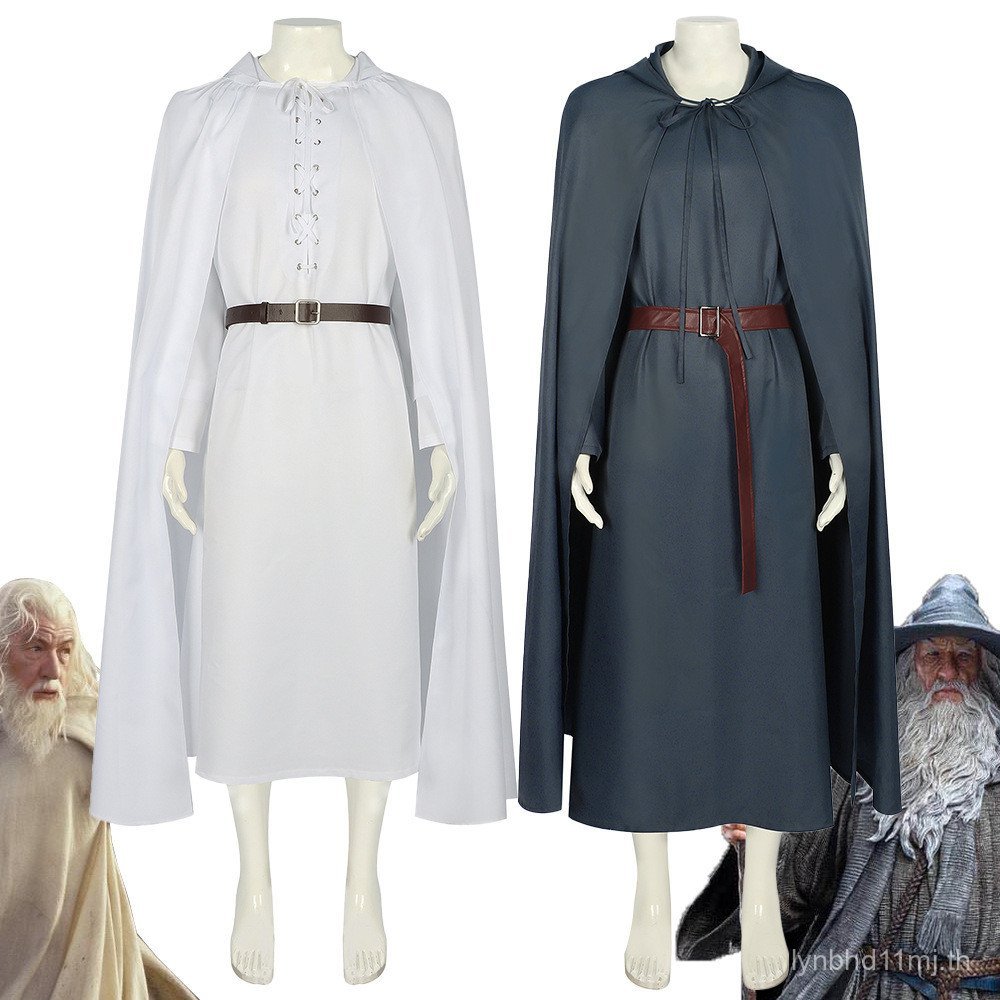 The Lord of the Rings_cosplay เสื้อคลุม Gandalf Wizard จาก The Hobbit