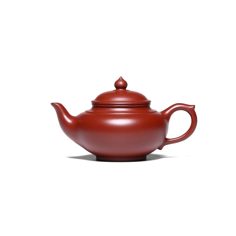 กาน้ําชา Yixing Zisha [ซากุระยิ้ม] กาน้ําชา Yixing แร่ดิบ Zisha Cinnabar Handmade Zisha