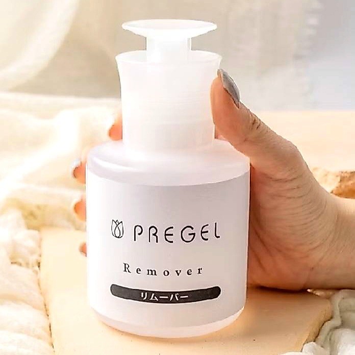 PREGEL Nail Remover 300ml. 2 ตัวเลือก น้ำยาสีใส ล้างเล็บเจล ถอดสีเจล พร้อมหัวปั๊ม ของแท้จากญี่ปุ่น
