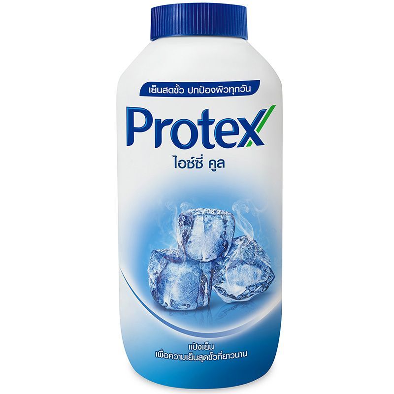 โพรเทคส์แป้งเย็นไอซ์ซี่คูล 140กรัม Protex Powder Ice Cool 140g. [หมายเลขบาร์โค้ด 8850006603185]