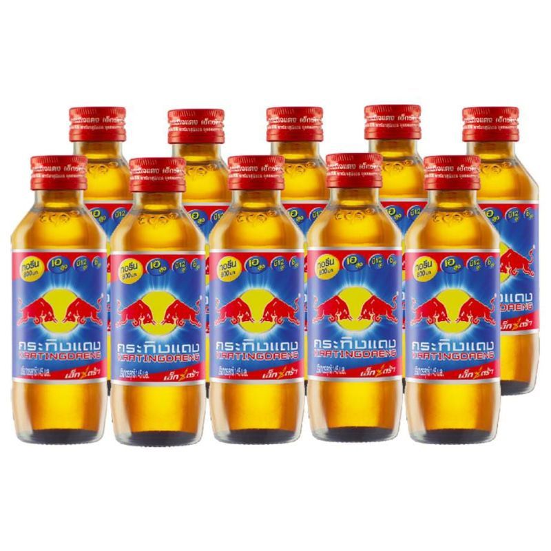 กระทิงแดงเอ็กซ์ตร้าเอบีซี 145มล. แพค 10 Redbull Extra ABC 145ml. Pack 10 [หมายเลขบาร์โค้ด 8850228003039]