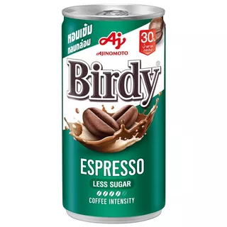 เบอร์ดี้กาแฟเอสเปรสโซ 170มล. แพค 6 Birdy Espresso Coffee 170ml. Pack 6 [หมายเลขบาร์โค้ด 8850250006022]