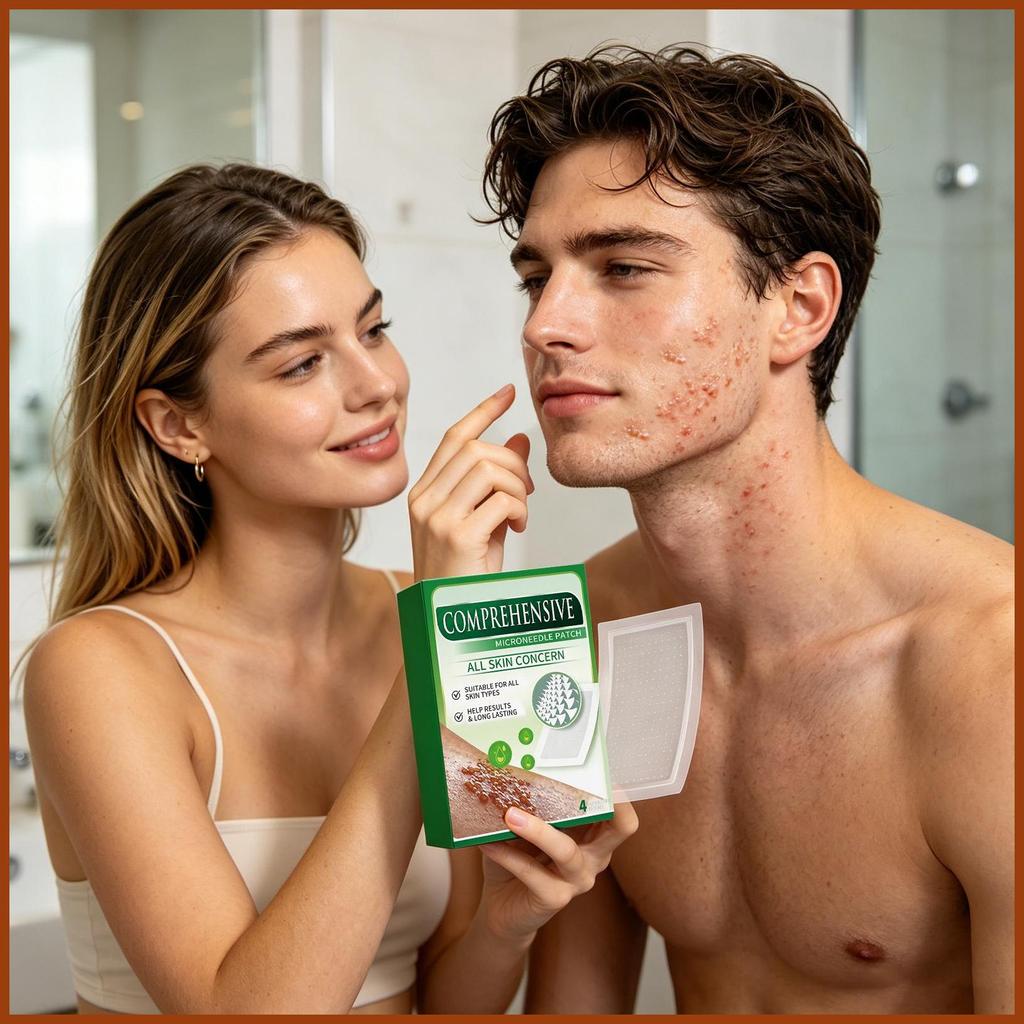 Microneedle Patch Microneedle Comfort Sheets สติกเกอร์ Skin Mark Patch สําหรับตอนเช้าก่อนแต่งหน้า Da