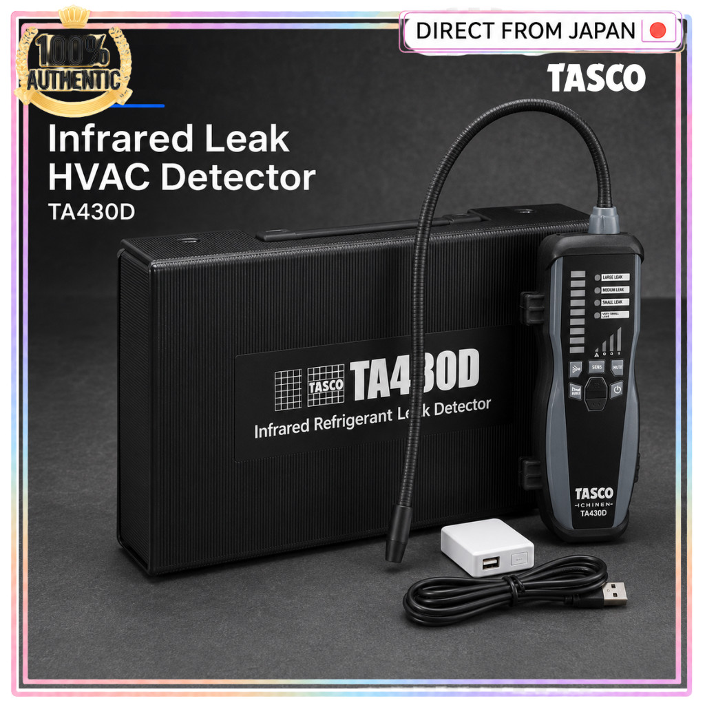 ICHINEN TASCO TA430D Infrared Refrigerant Leak Detector for Air Conditioner HVAC Tool
