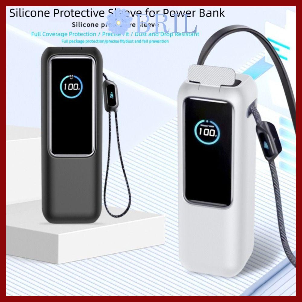 จัดส่งจากประเทศไทยBRIL Protective ,ซิลิโคนอ่อนนุ่มพกพา,กระเป๋าถือกันฝุ่นกันกระแทกสําหรับ Anker Zolo 