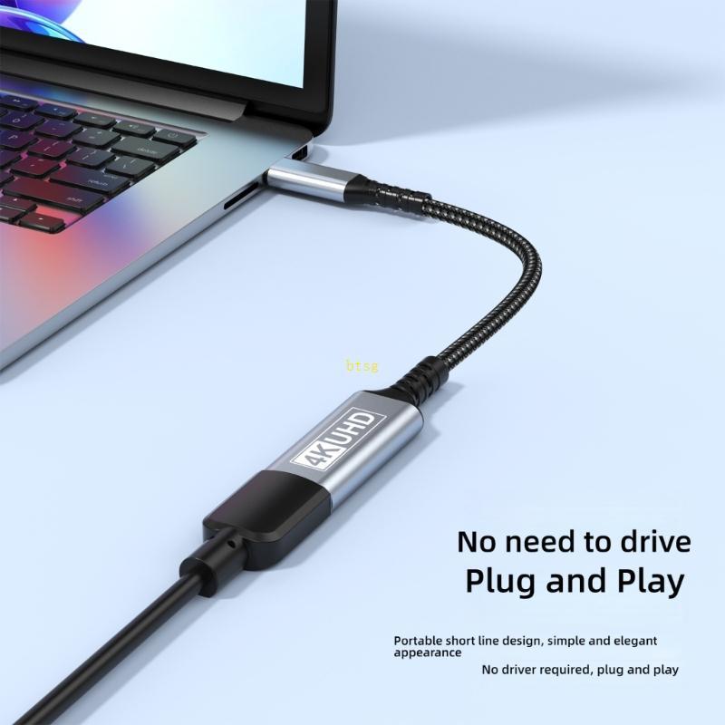 Btsg Mini HDTV to HDTV Cable Aluminium Housing Braided Fast Speed 60Hz Cable