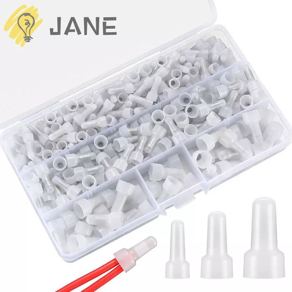 JANE หมวกจีบปลายปิด, ขั้วต่อปลายปิดฉนวนไนลอน, เทอร์มินัลสายเคเบิลเทอร์มินัลขั้วต่อไฟฟ้า