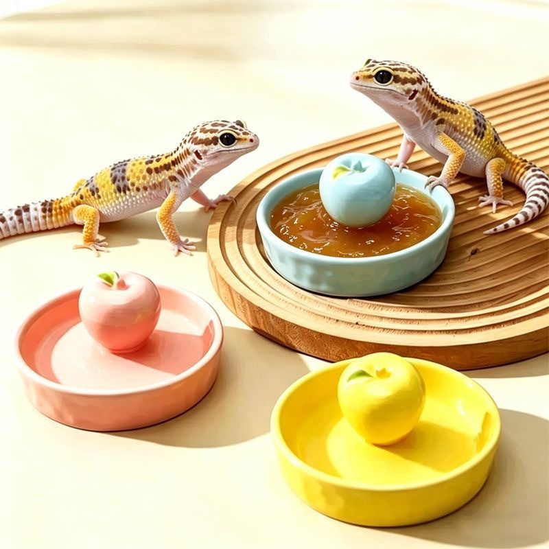Climb Pet Anti-turning Feeder Lizard Gecko Snake Turtle Feeding Tray