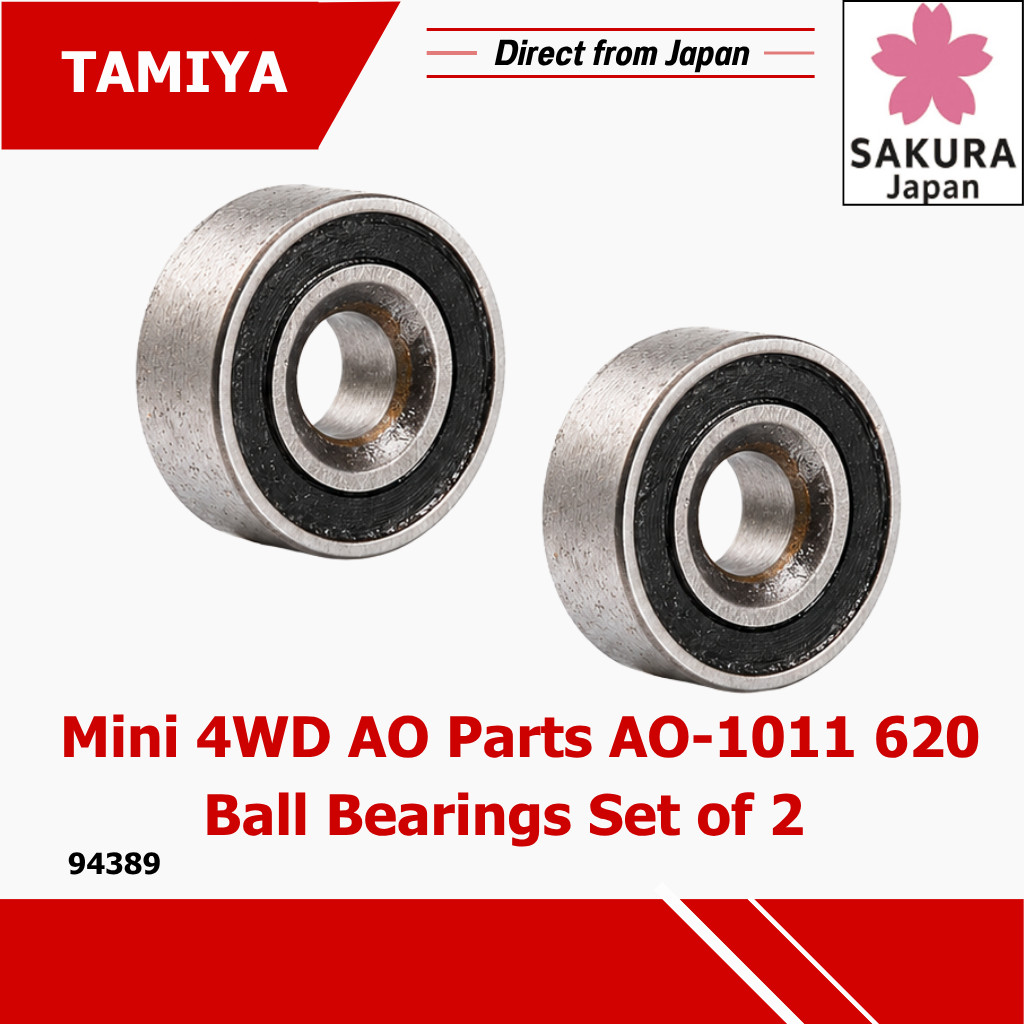 Tamiya Mini 4WD AO Parts AO-1011 620 Ball Bearings Set of 2 94389