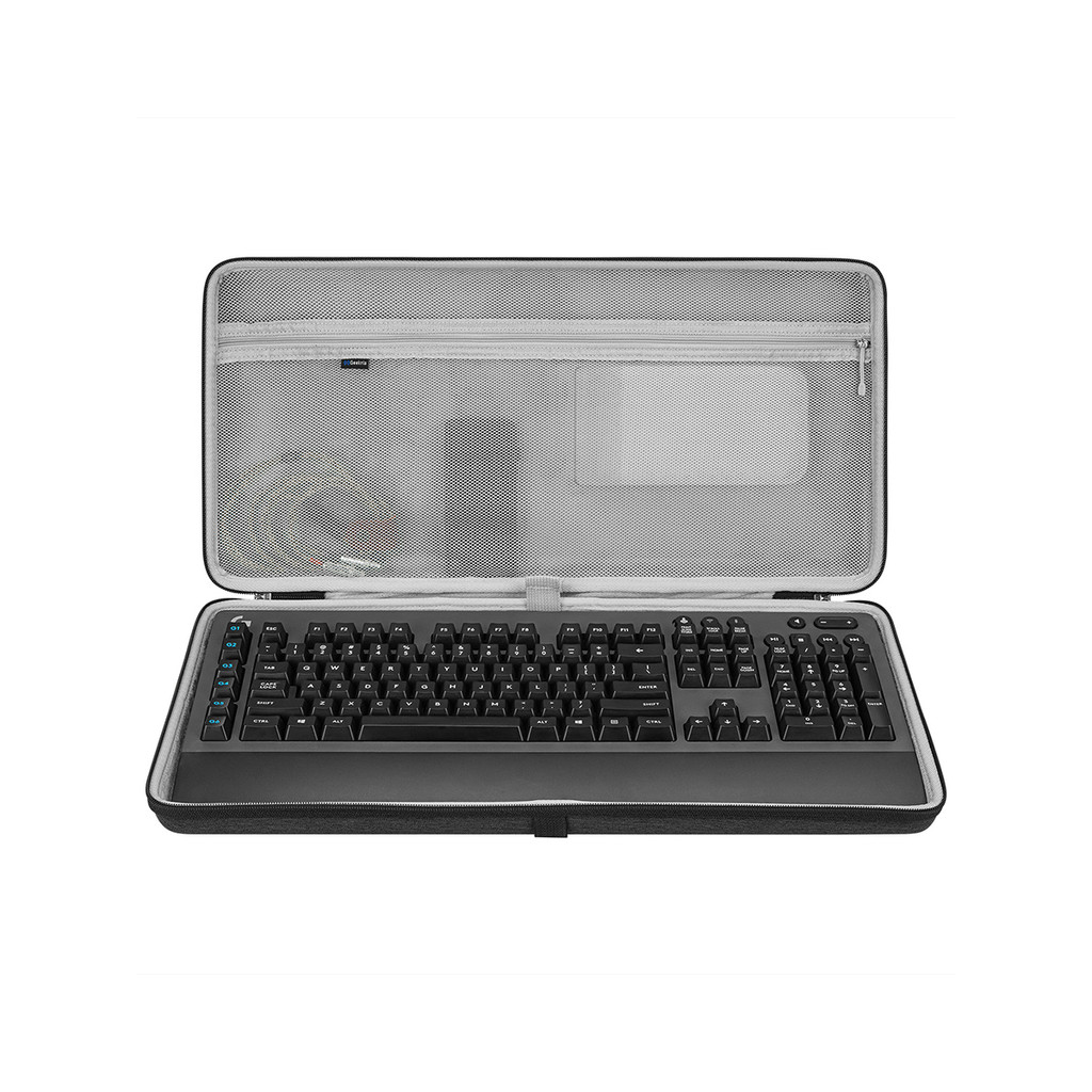 Geekria Geekria เหมาะสําหรับคีย์บอร์ด 104 ~ 108 คีย์ Logitech G613 กระเป๋าคีย์บอร์ดที่เก็บกระเป๋าแบบ