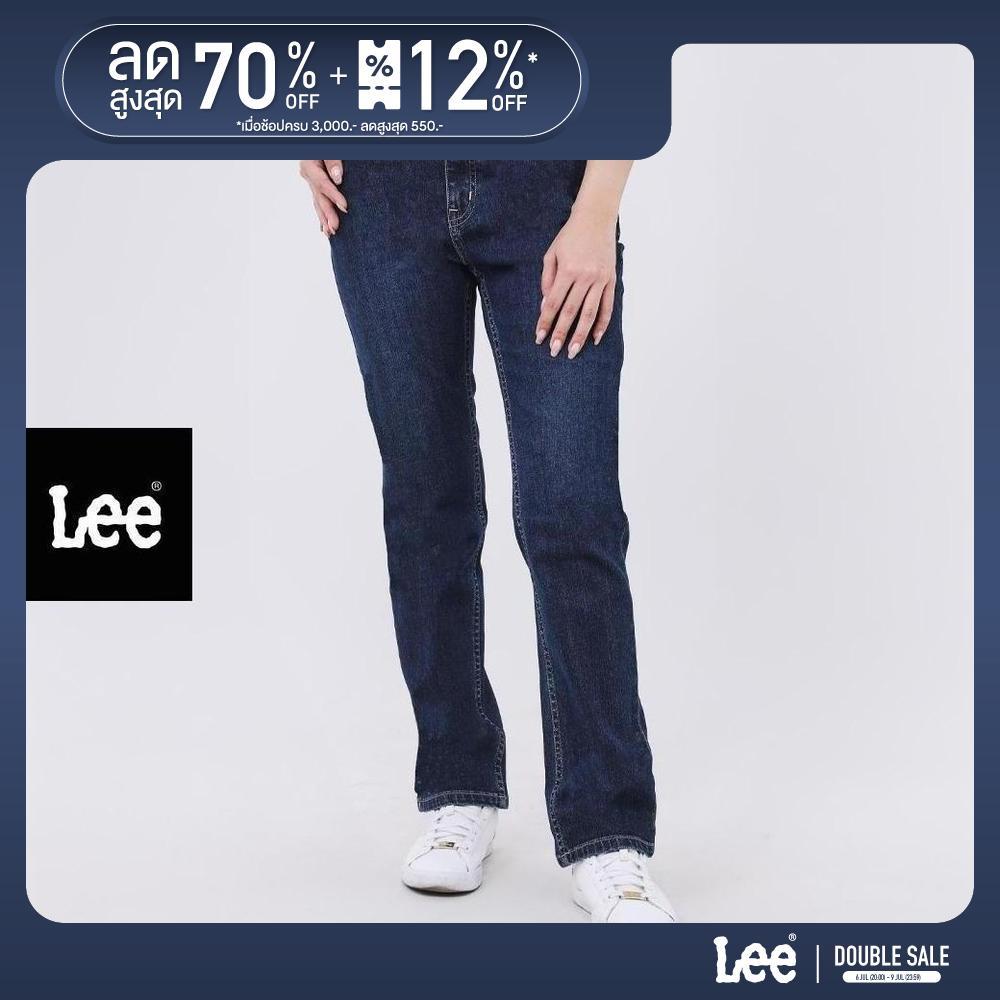 LEE กางเกงยีนส์ผู้หญิง เอวกลาง ทรงตรง Natasha รุ่น LE S126WNATF15 สียีนส์เข้ม