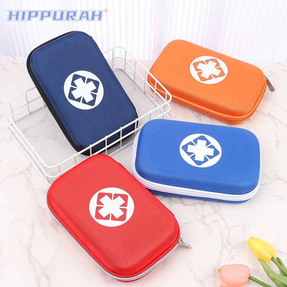 HIPPURAH แบบพกพา Medical Bag Aid Box Home Storage Emergency Kit Medical EVA Bag มัลติฟังก์ชั่นผ้ารถป