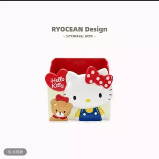 【ลด 50%】กล่องใส่ของอเนกประสงค์ Sanrio คาทูคิตตี้ เมโลดี้ ลายวินเทจ กล่องดินสอ ที่จัดระเบียบเครื่องสำอาง น่ารักๆ มินิมอล