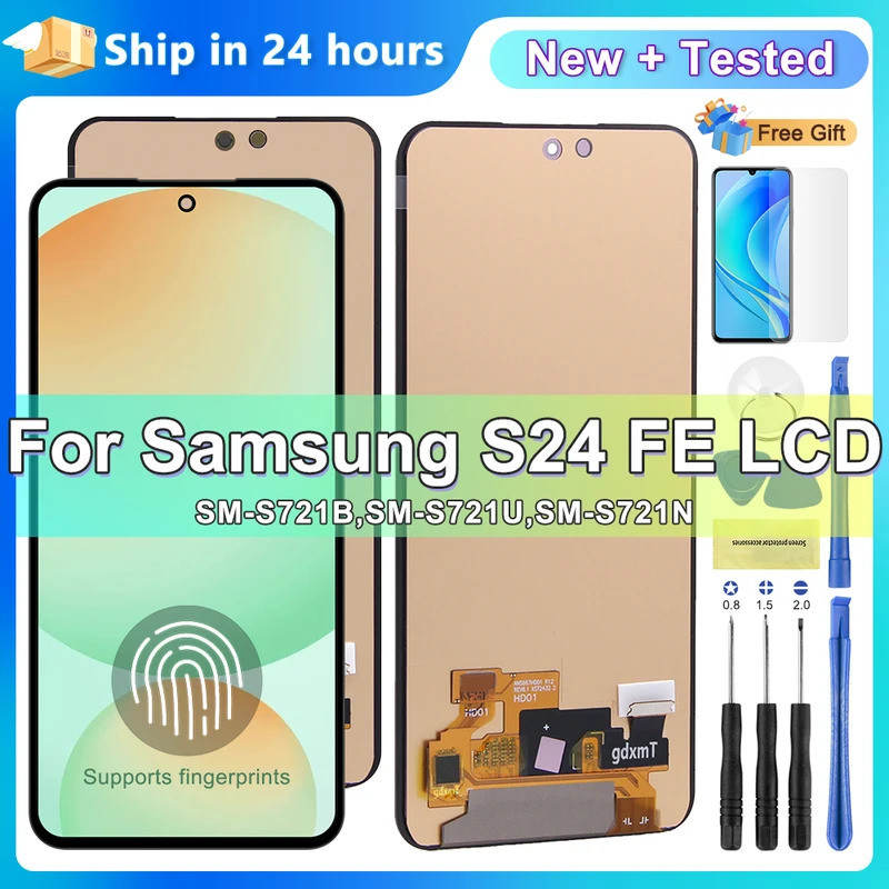6.7 LCD AMOLED สําหรับ Samsung Galaxy S24 FE หน้าจอ LCD สําหรับ samsung s24fe lcd S721B, S721B/DS, S