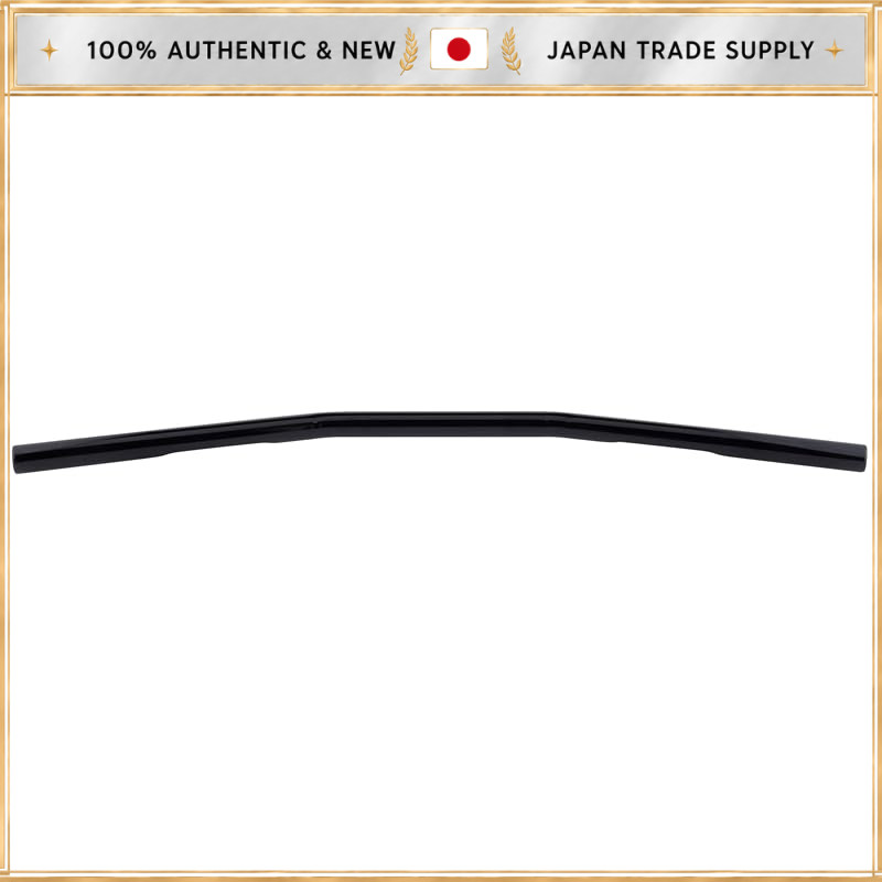 Kijima Bike Parts Drag Bar with Dimple 15° W760 H0 R110 L190mm Black Harley HD-04018 [04 HARLEY]