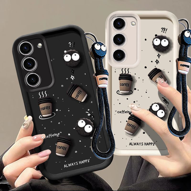 Samsung s23 case samsung s24 plus s24 s23 plus case 3D Cup Design ทนทาน TPU เคสโทรศัพท์มือถือ