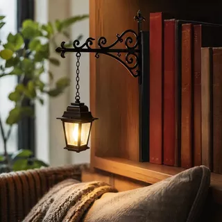 โทบี ชั้นวางหนังสือไฟโคมไฟ,สีขาววินเทจชั้นวางหนังสือผีแสง,แสงโดยรอบอบอุ่นสีขาวชั้นวางหนังสือโคมไฟตกแต่งสําหรับบ้าน