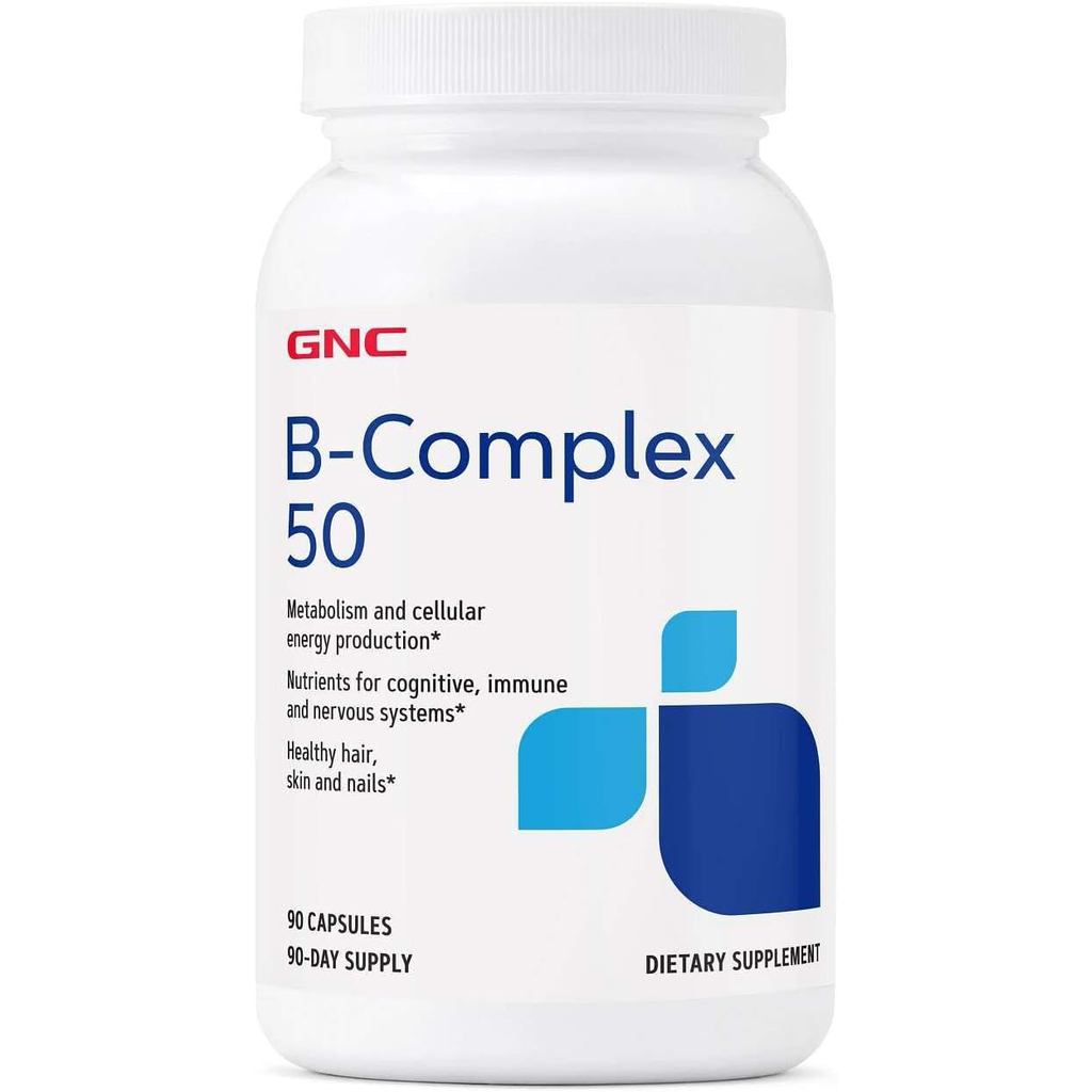GNC B-Complex 50-90 แคปซูล (90 เสิร์ฟ)