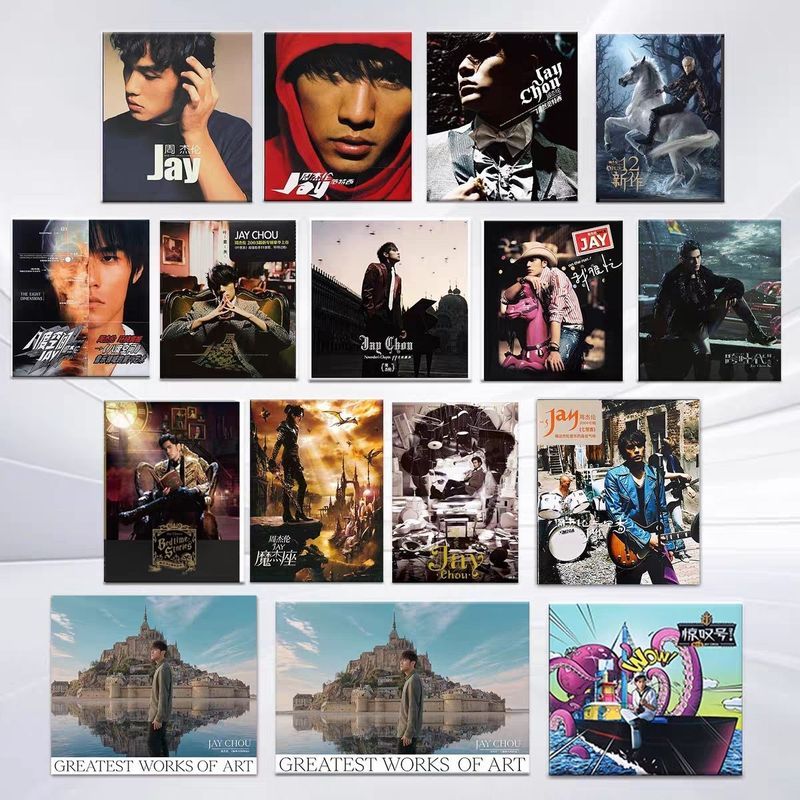 ของแท้อย่างเป็นทางการ JAYY Chou อัลบั้มเพลง Complete Works ชุด CD Lyrics Book Merchanded Collection 