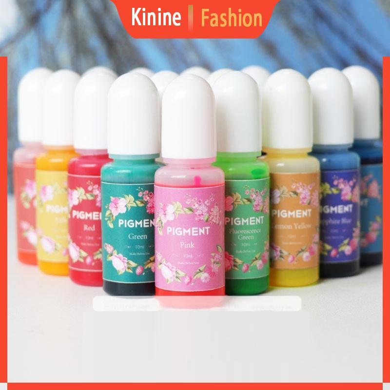 KIN 15 สี Epoxy Resin Pigment Liquid Epoxy Dye Translucent Resin Tint Colorant
