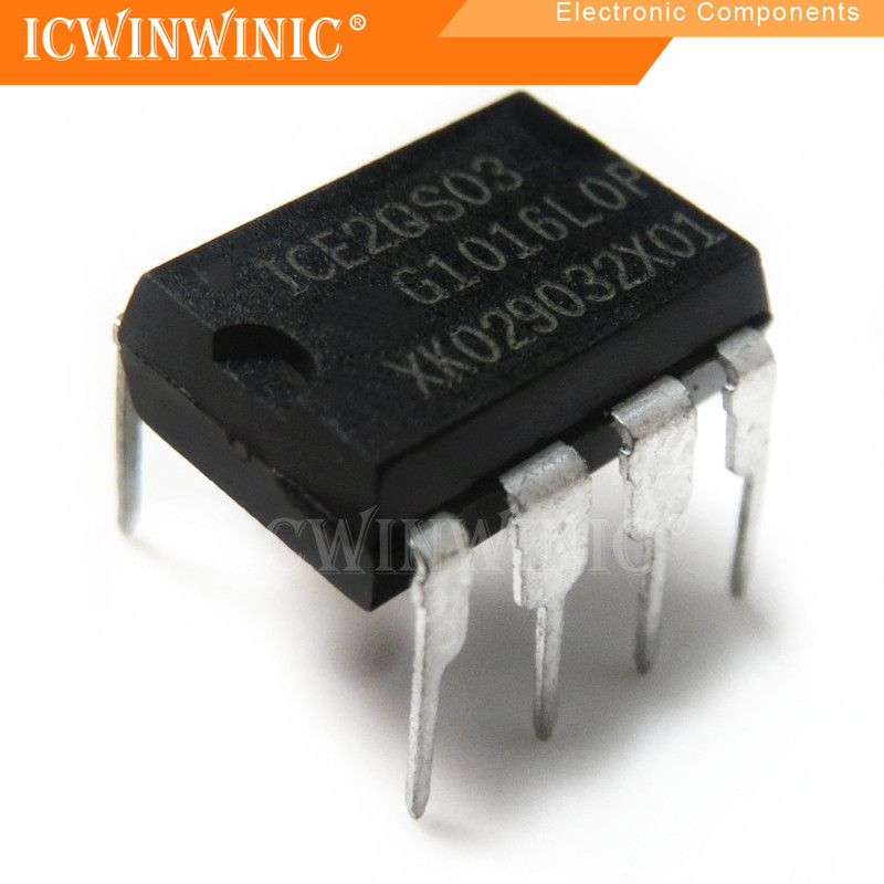 5 ชิ้น ICE2QS03 2QS03 DIP-8 ส่วนประกอบอิเล็กทรอนิกส์