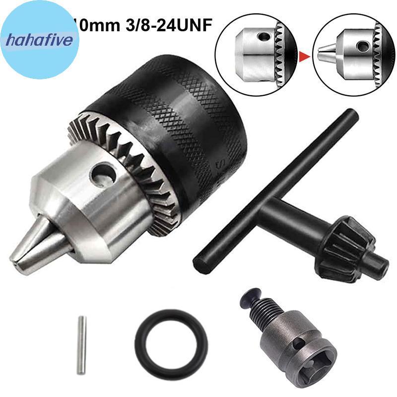 HAHA เจาะ Chu Impact อะแดปเตอร์ 3/8 "-24UNF โลหะกันสนิม 1/2 "สแควร์ไดรฟ์ Adaptor สําหรับก่อสร้างเครื่องมือ TH