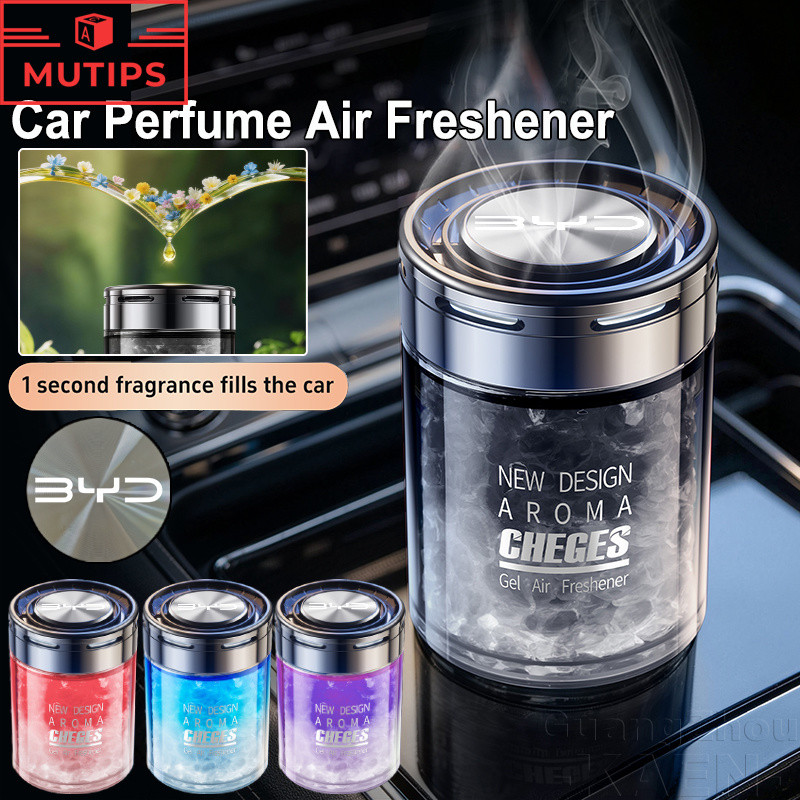 BYD น้ำหอมรถยนต์ Air Freshener ใช้ได้นาน Deodorant Perfume ห้องพัก น้ำหอมแข็ง สำหรับ Dolphin Atto 3 