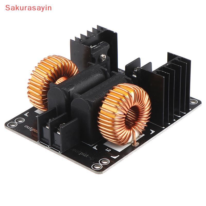 {Sakurasayin} 1000W 20A ZVS บอร์ดเหนี่ยวนําแรงดันสูงโมดูลความร้อน Flyba Driver เครื่องทําความร้อนใหม